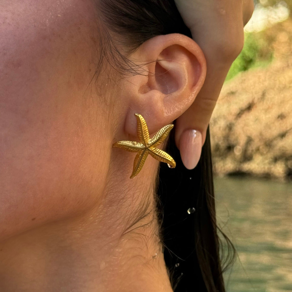 Starfish Earrings - Belmont Bijou
