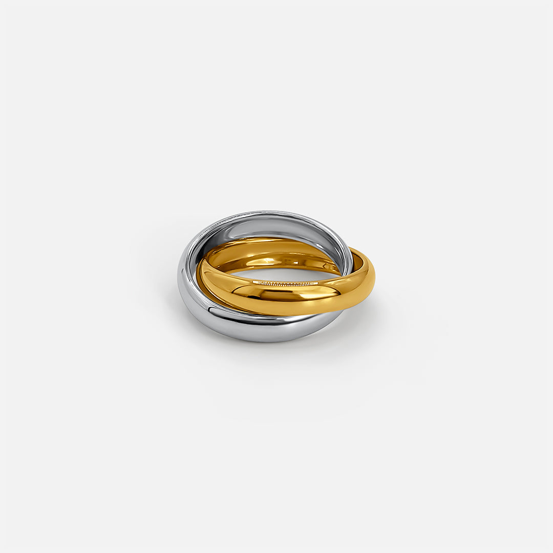 Dual Tone Ring - Belmont Bijou