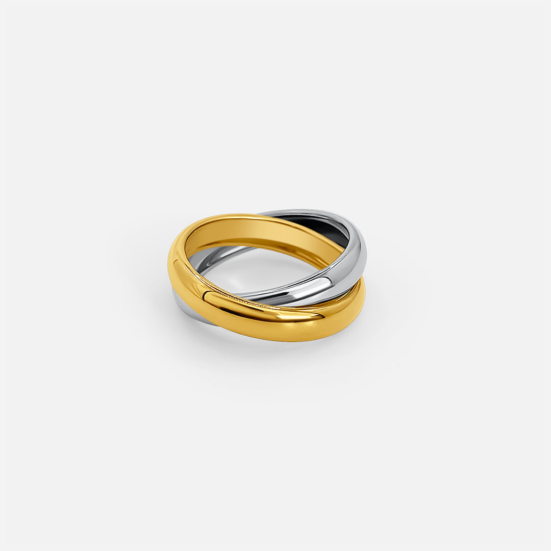 Dual Tone Ring - Belmont Bijou
