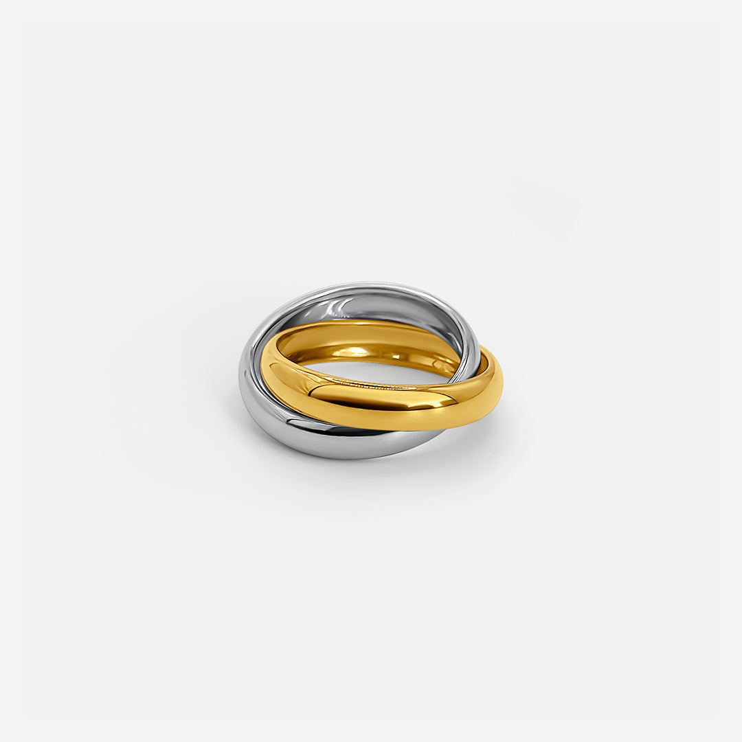 Dual Tone Ring - Belmont Bijou