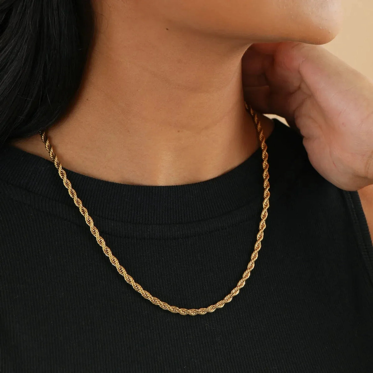 4mm Rope Chain Necklace