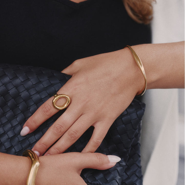 Curved Bracelet - Belmont Bijou