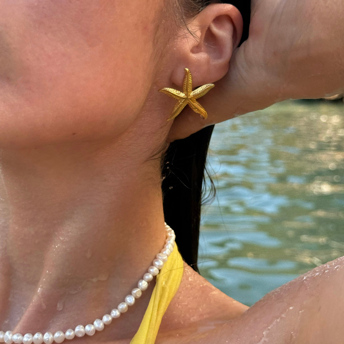 Starfish Earrings - Belmont Bijou