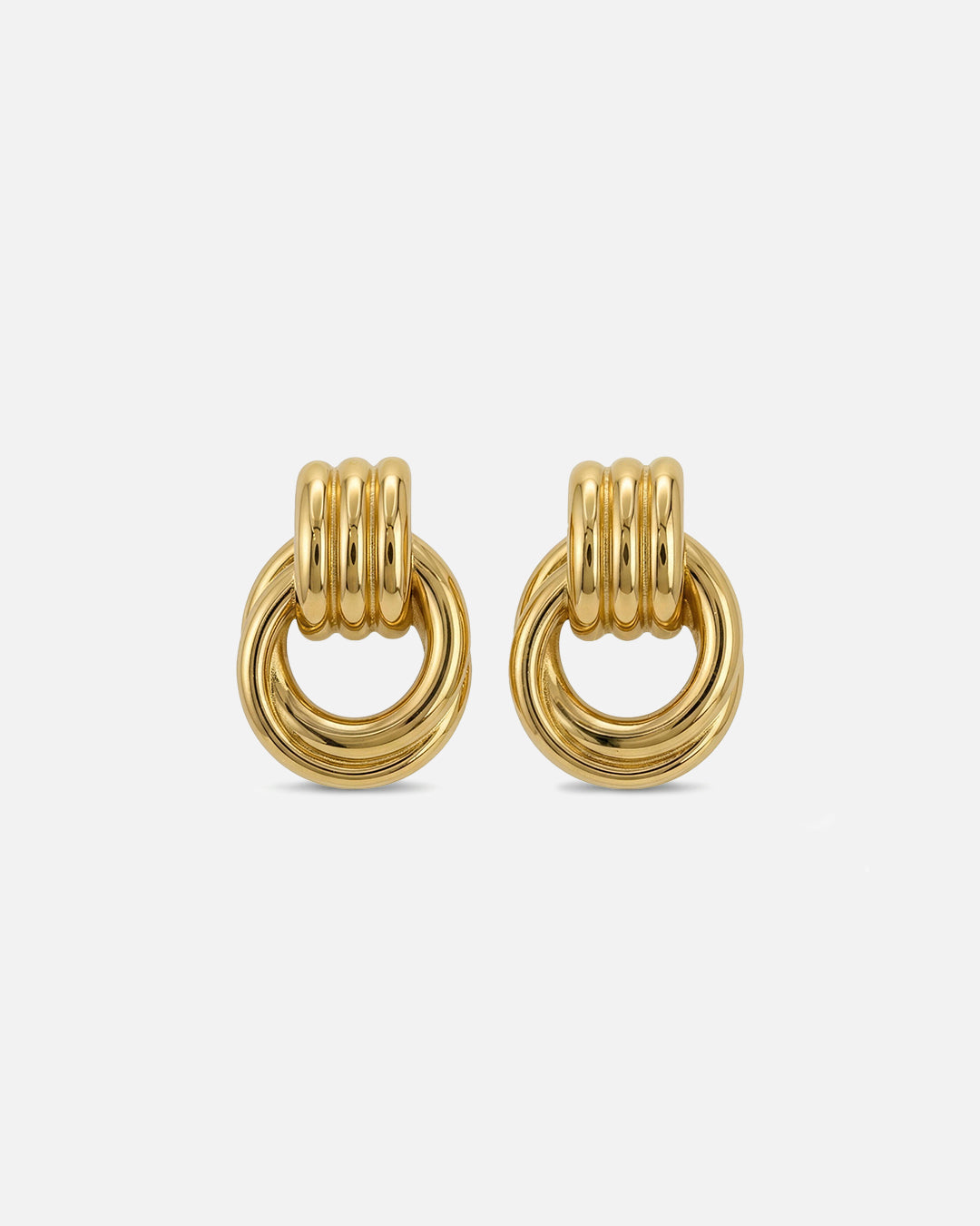 Double Knot Earrings - Belmont Bijou