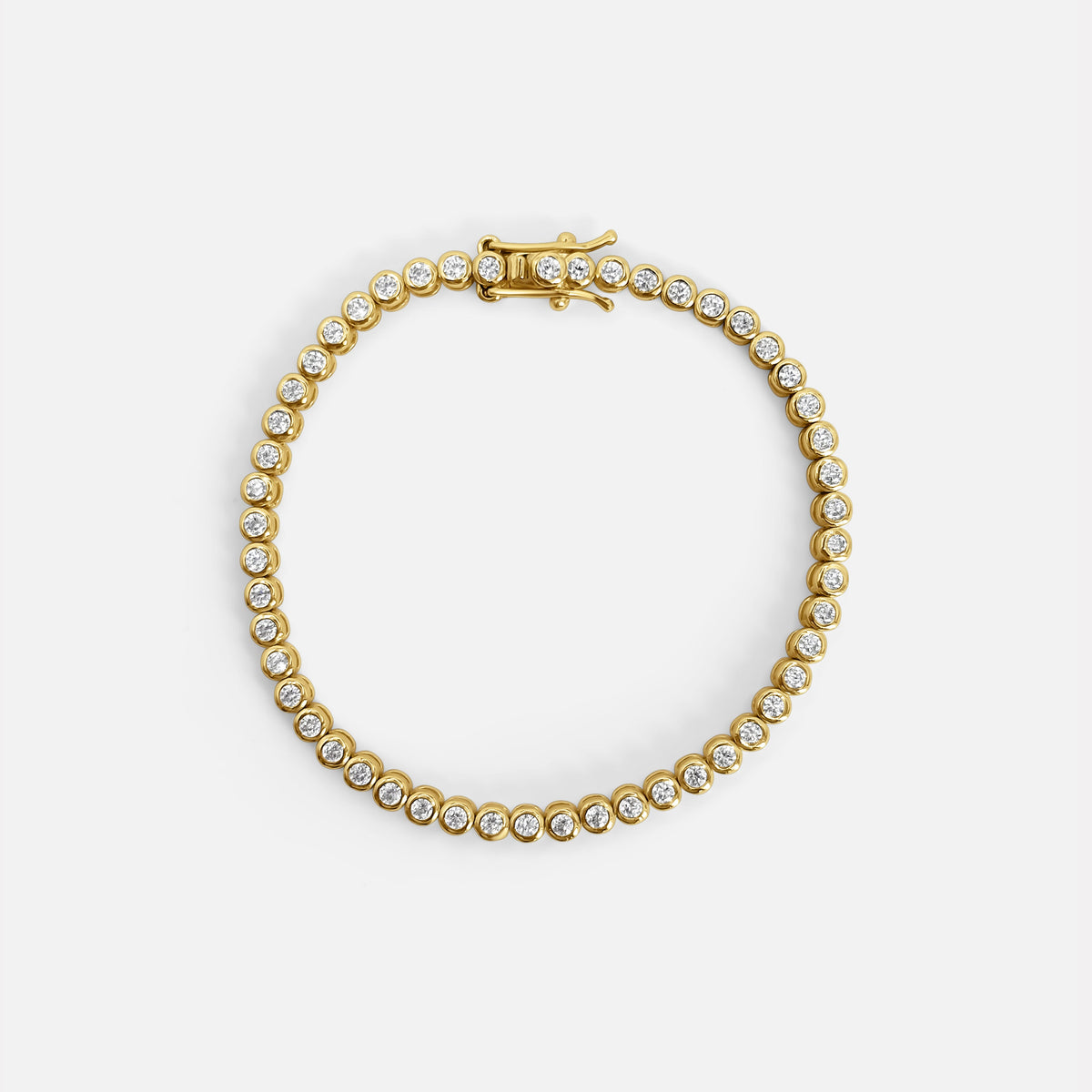 Classic Round Tennis Bracelet - Belmont Bijou