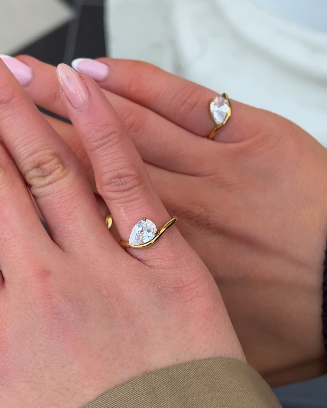 Pear-Shaped Ring - Belmont Bijou