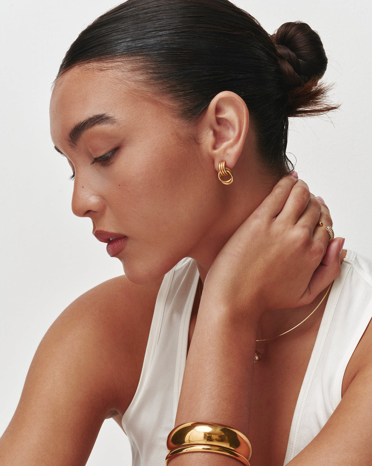 Mini Knot Earrings - Belmont Bijou