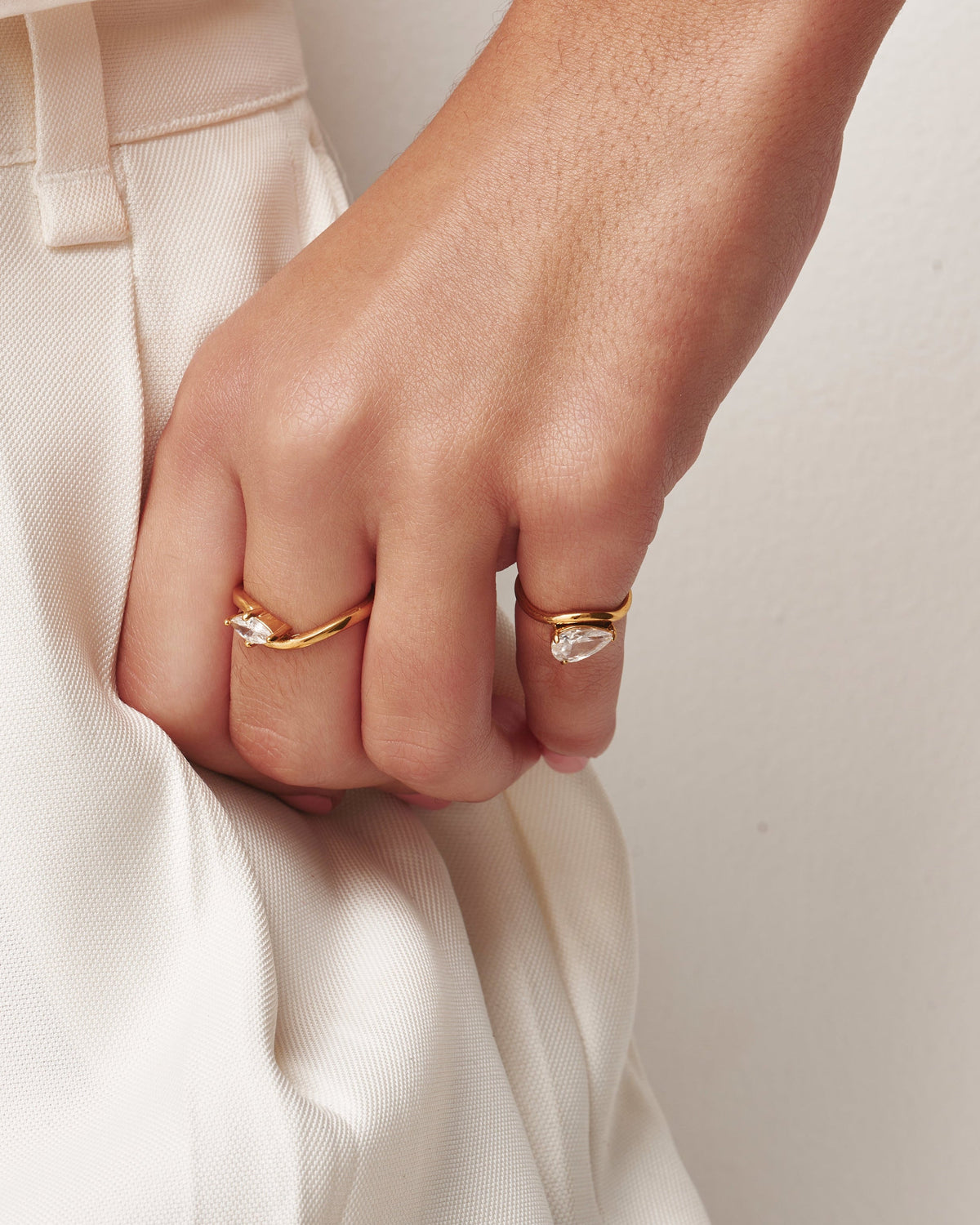 Pear-Shaped Ring - Belmont Bijou