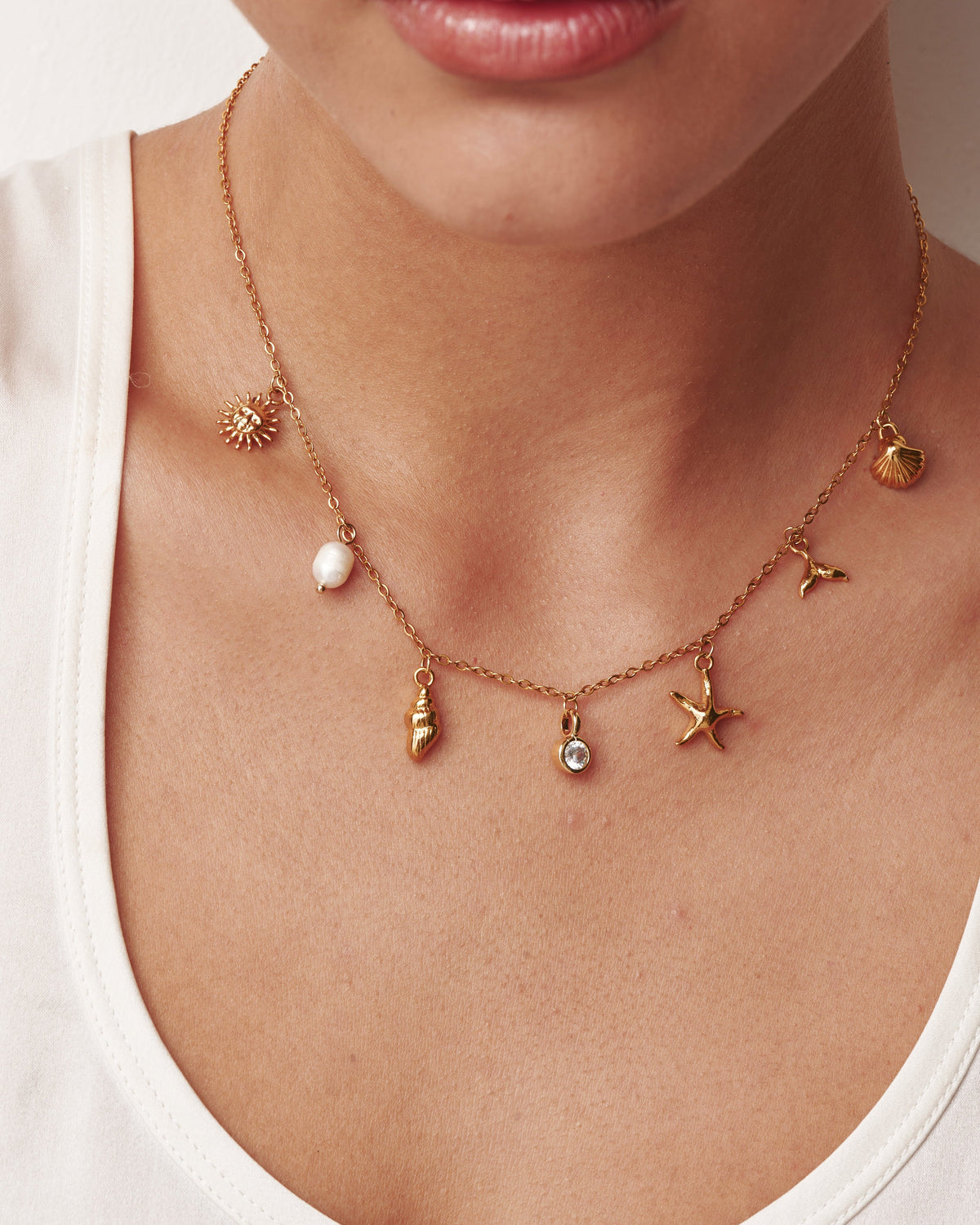 Ocean Birthstone Pendant - Belmont Bijou