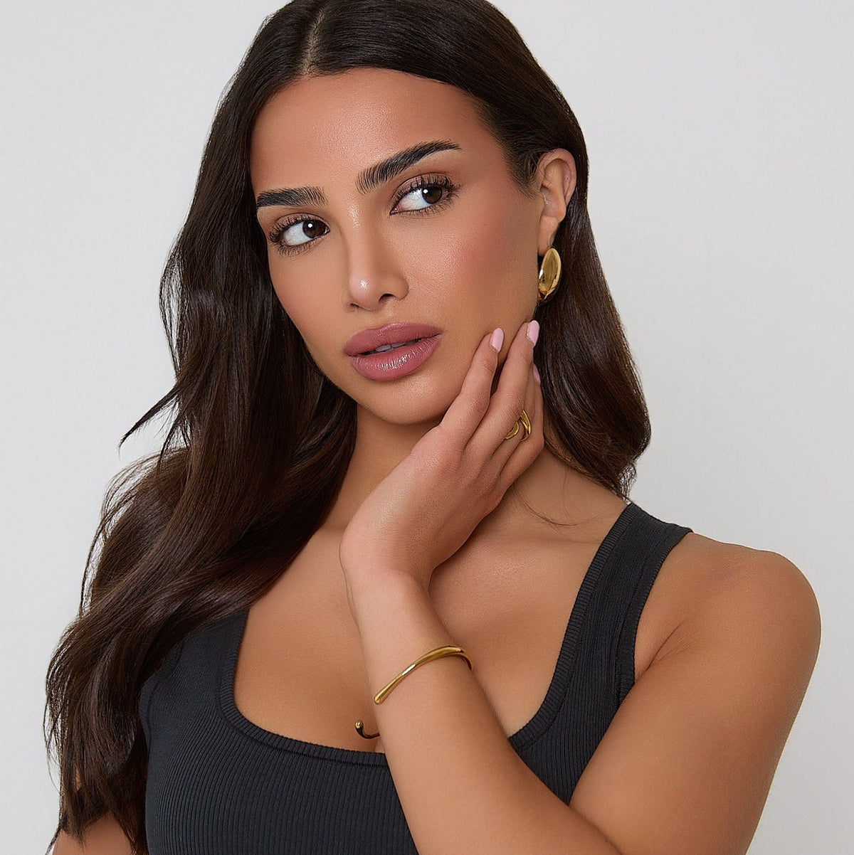 Curved Bracelet - Belmont Bijou