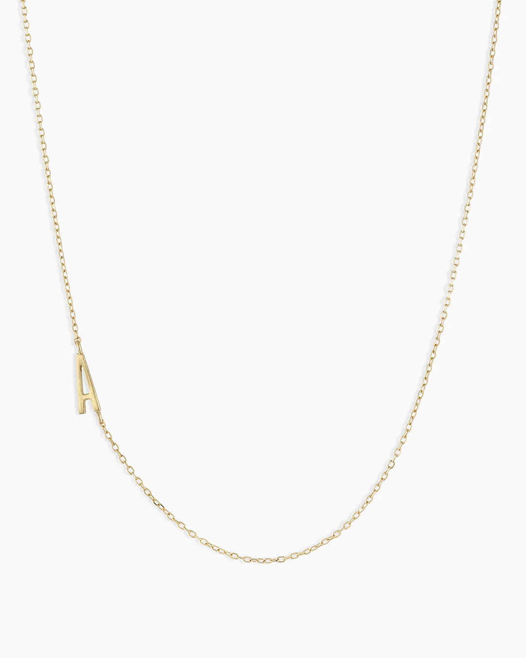 Alphabet Necklace in 14K Gold