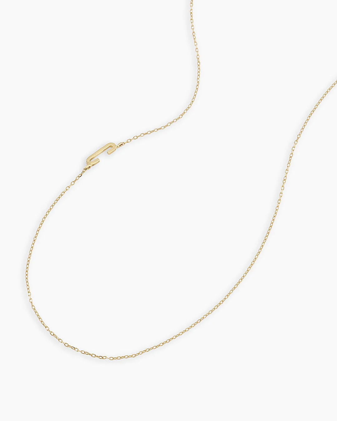 Alphabet Necklace in 14K Gold