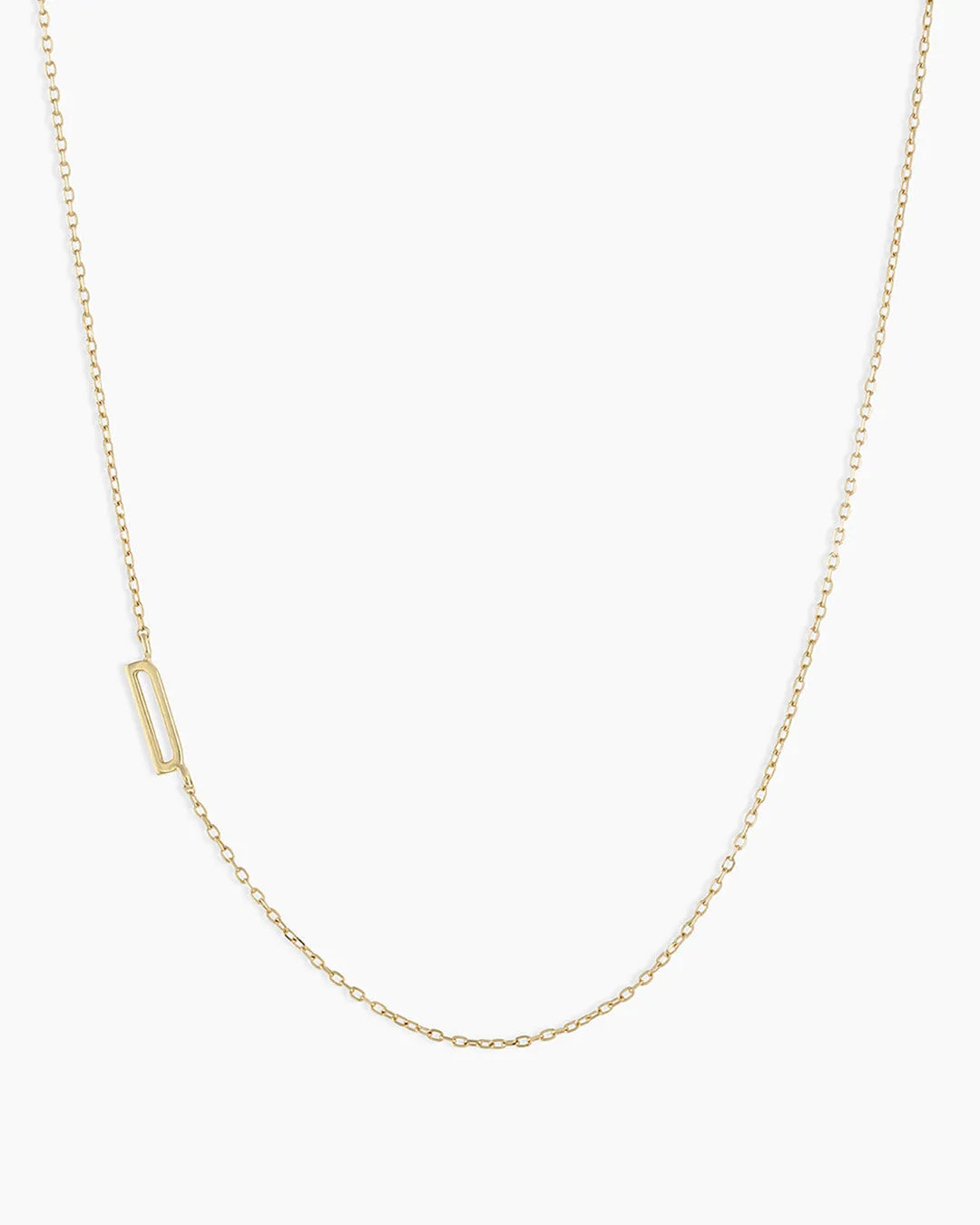 Alphabet Necklace in 14K Gold