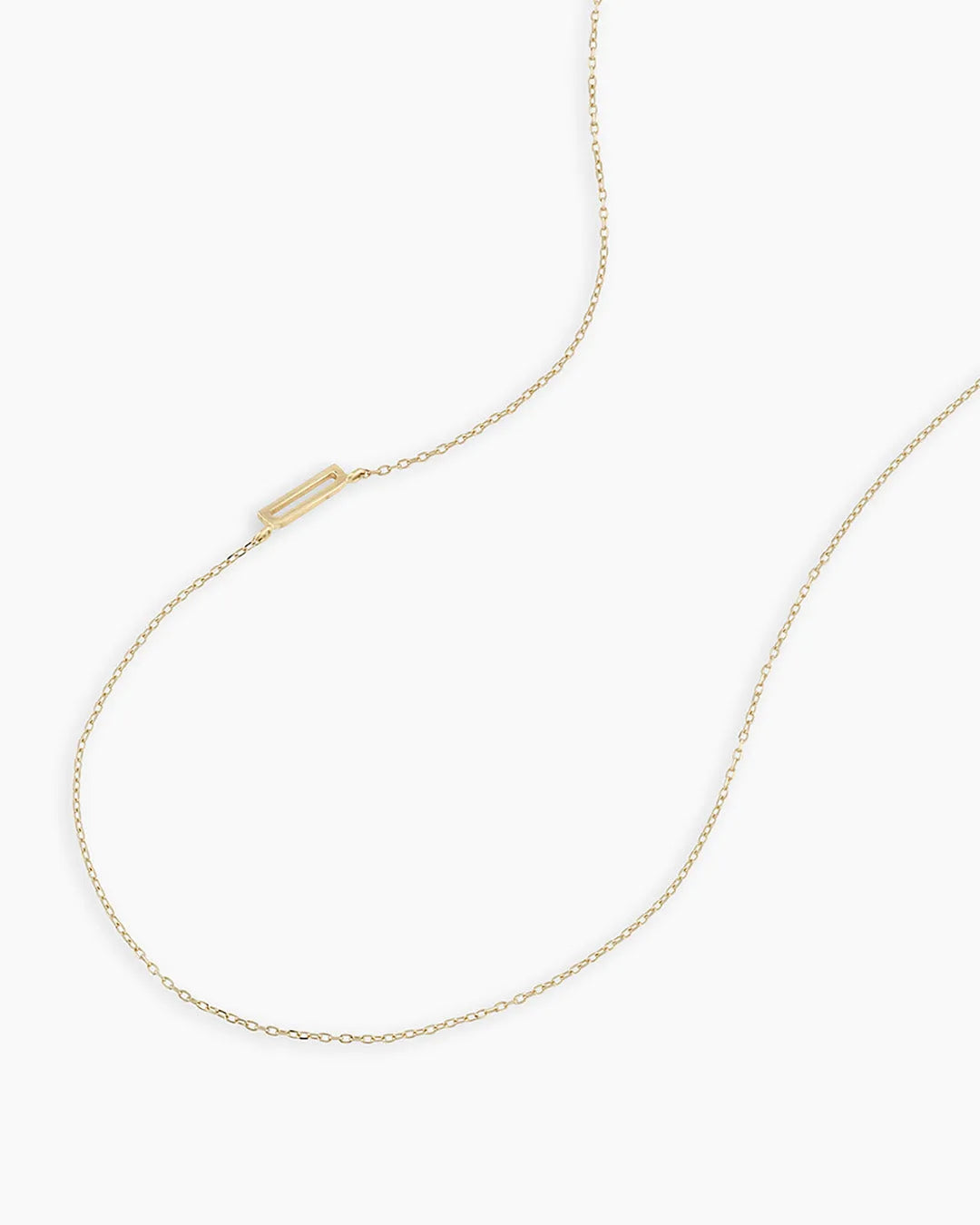 Alphabet Necklace in 14K Gold