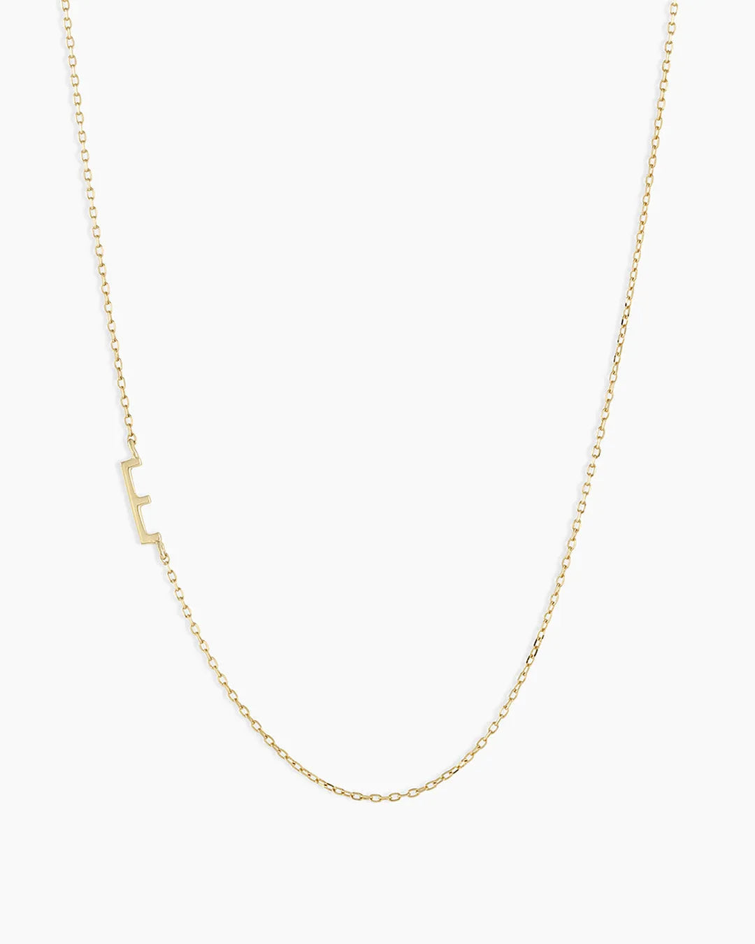 Alphabet Necklace in 14K Gold