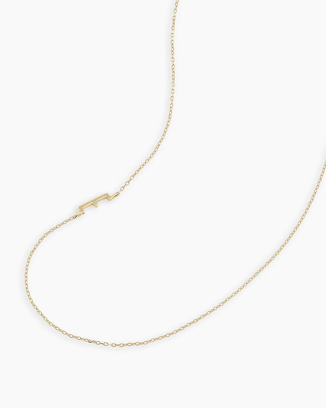 Alphabet Necklace in 14K Gold