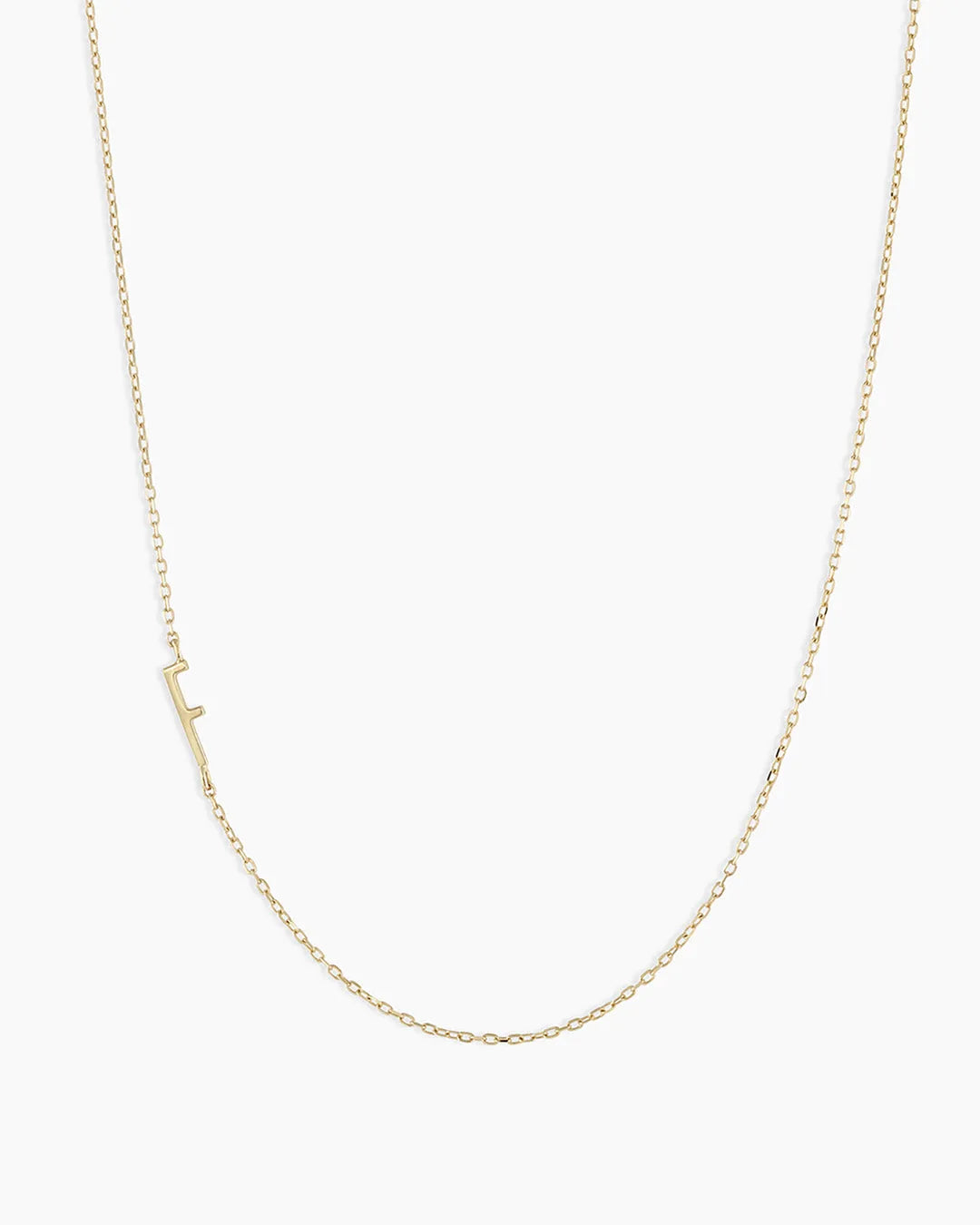 Alphabet Necklace in 14K Gold