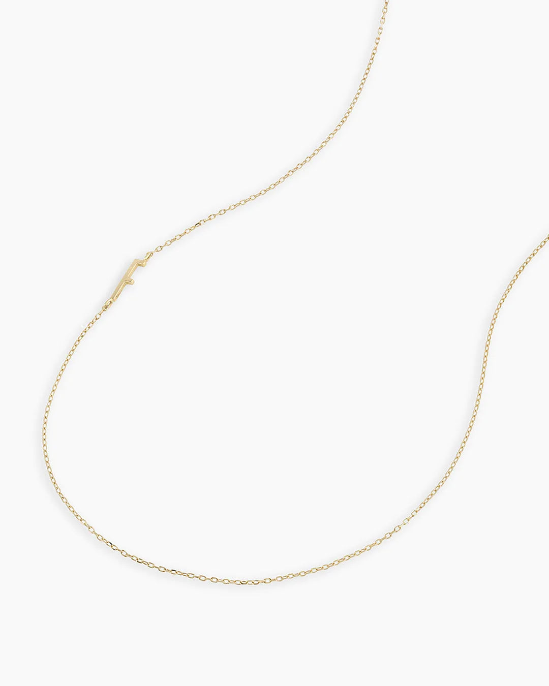 Alphabet Necklace in 14K Gold