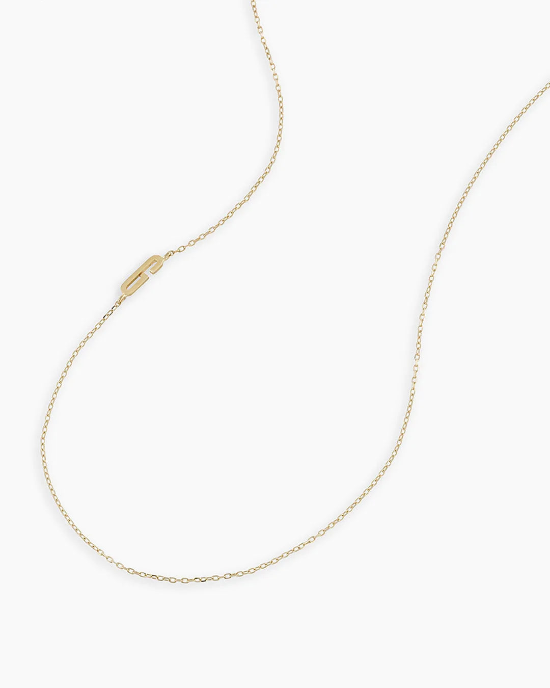 Alphabet Necklace in 14K Gold