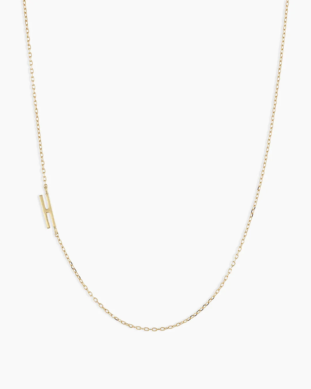 Alphabet Necklace in 14K Gold