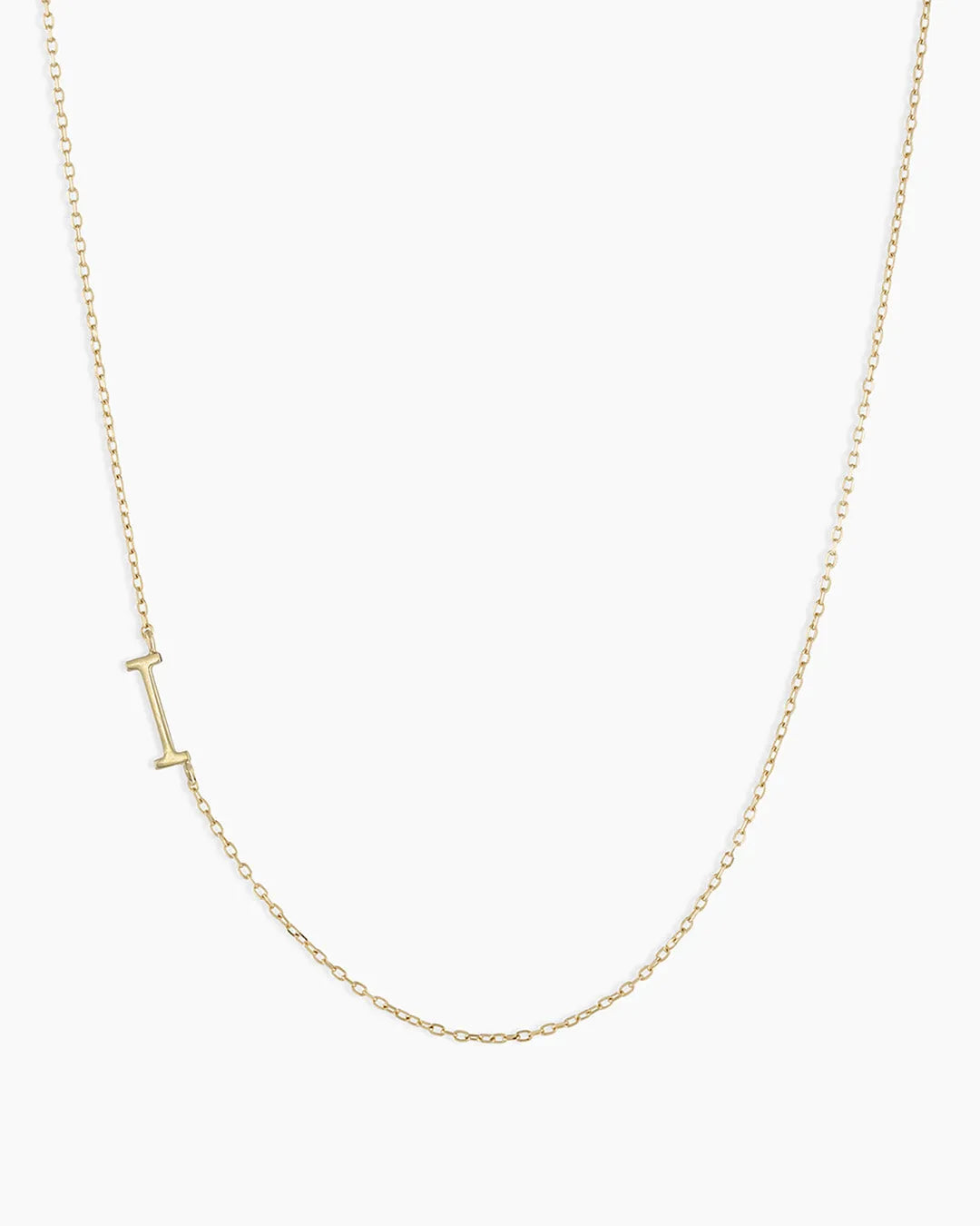 Alphabet Necklace in 14K Gold