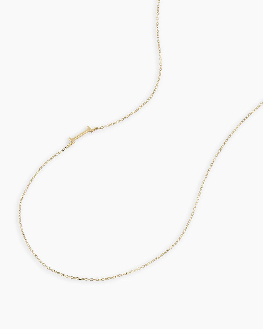 Alphabet Necklace in 14K Gold
