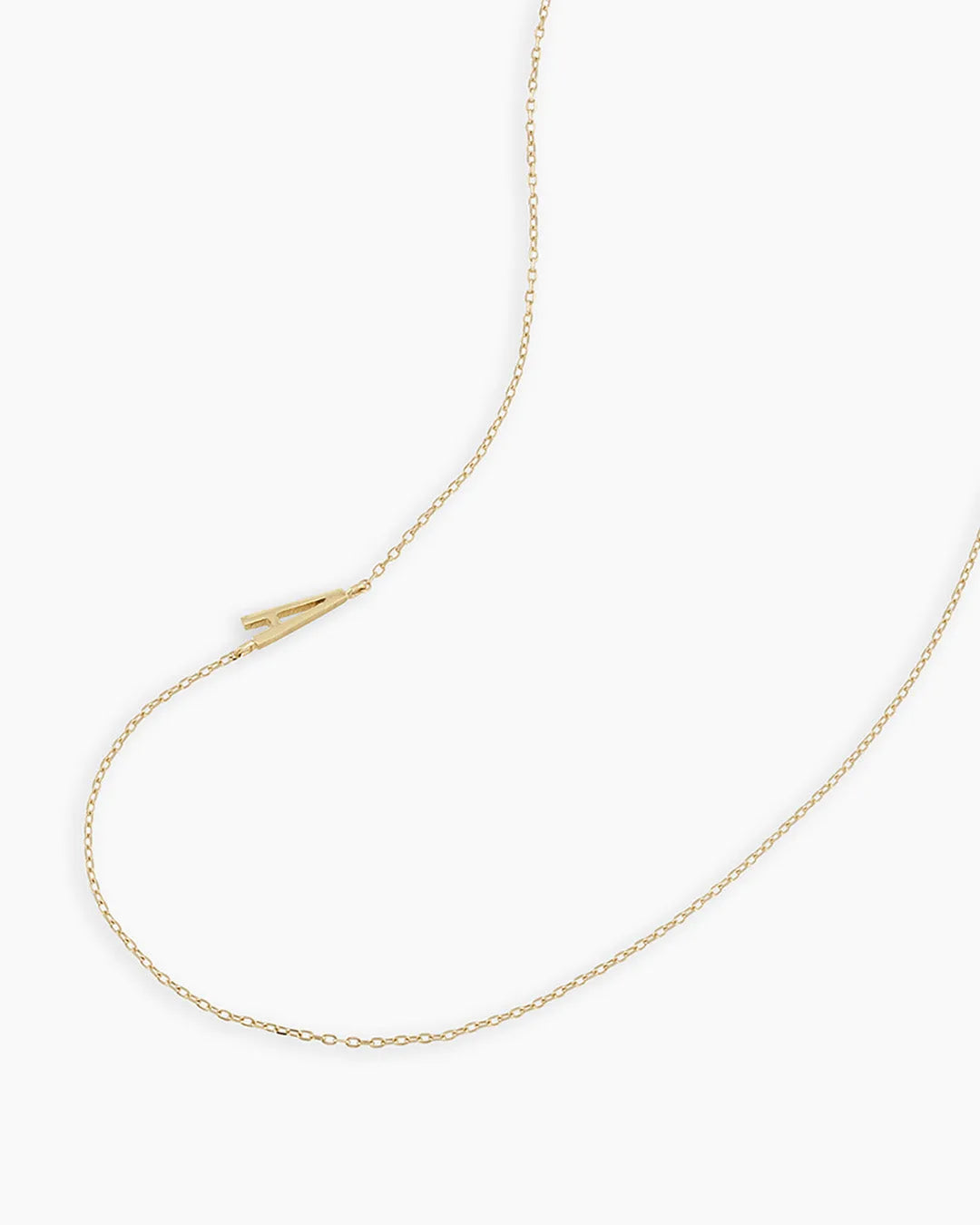 Alphabet Necklace in 14K Gold