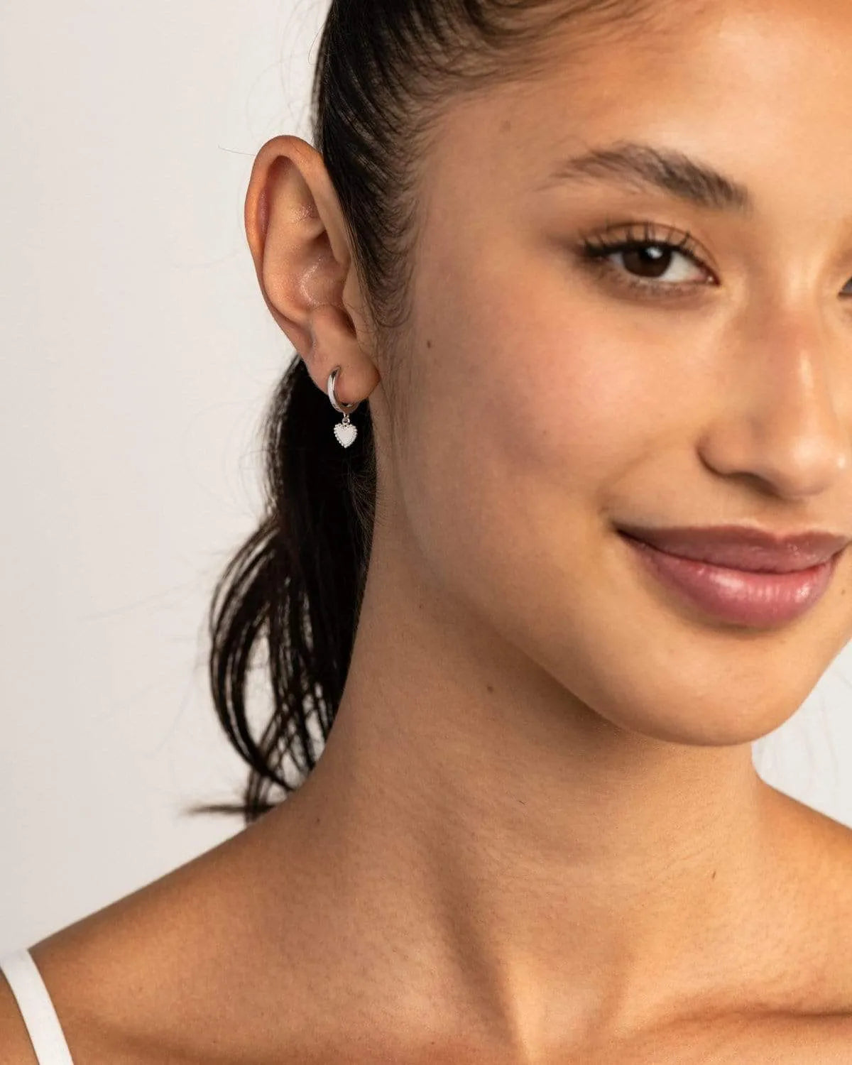 Amore Mini Hoop Earrings