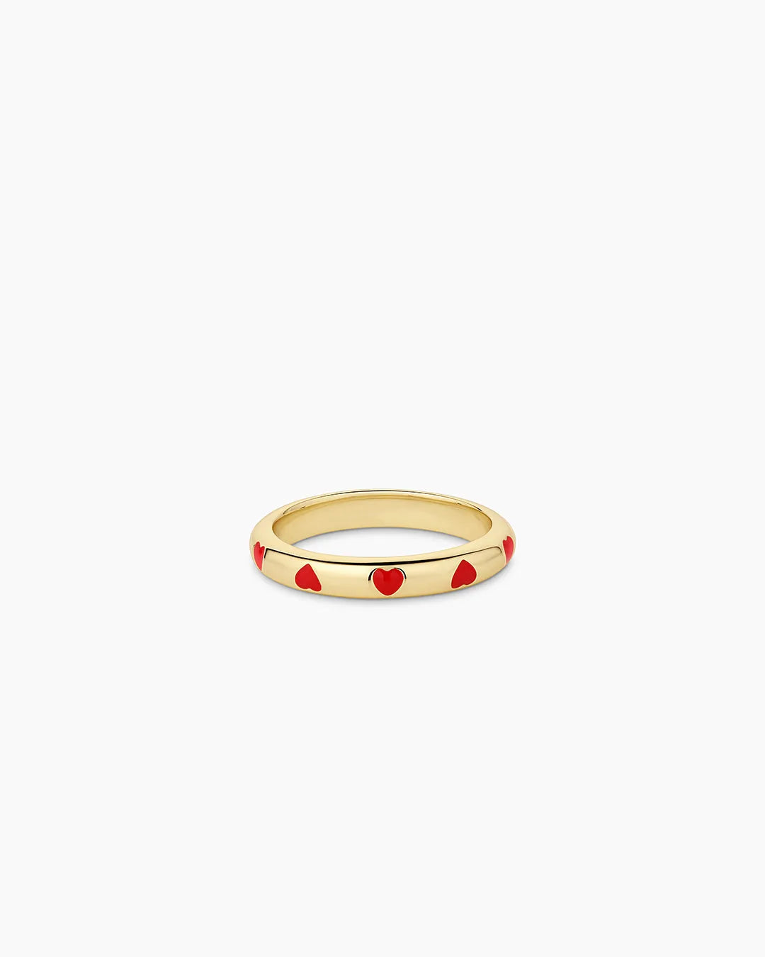 Amour Helium Heart Ring in 18K Gold Plated