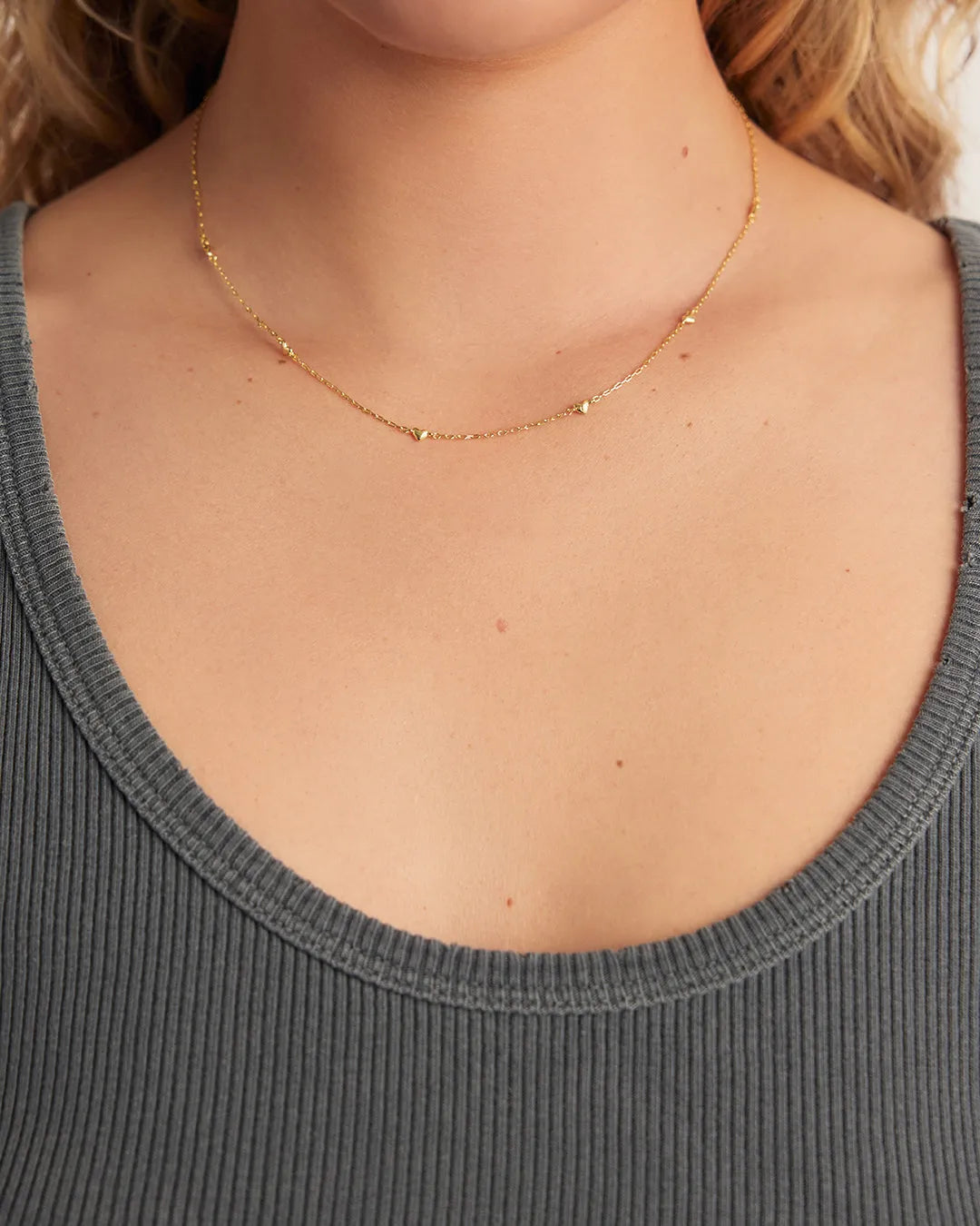 Amour Necklace in 18K Gold Plated