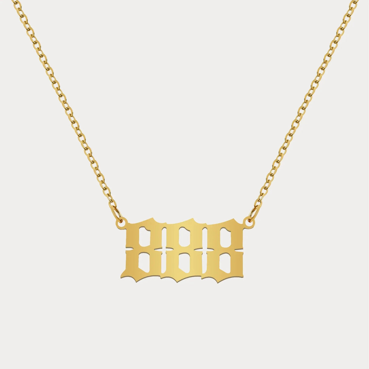 Angel Number Pendant Necklace