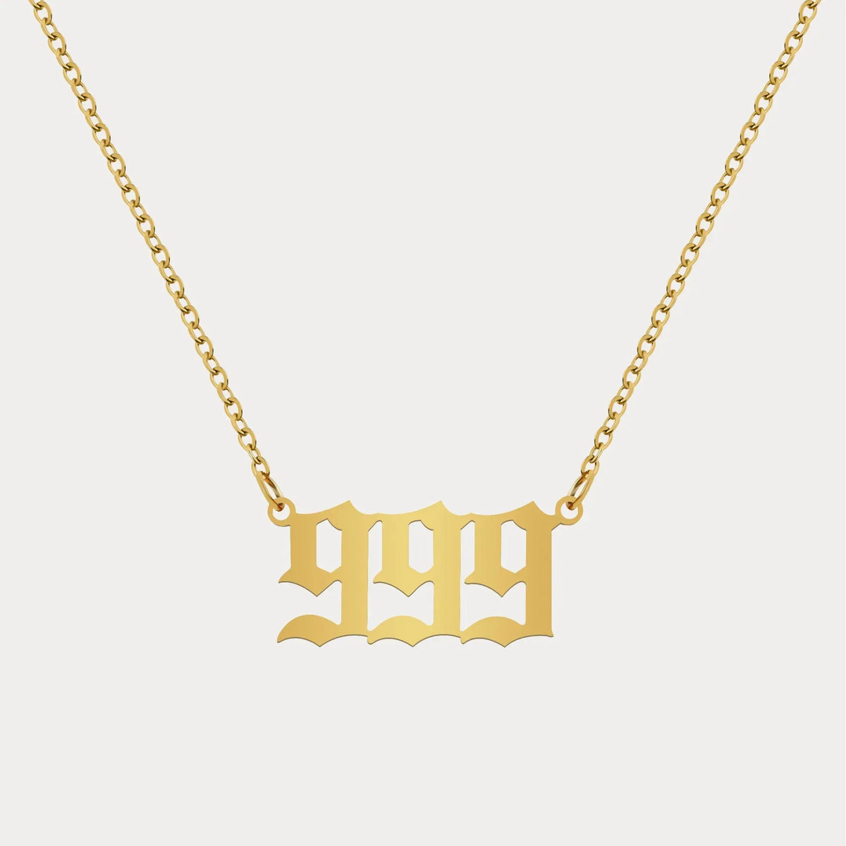 Angel Number Pendant Necklace