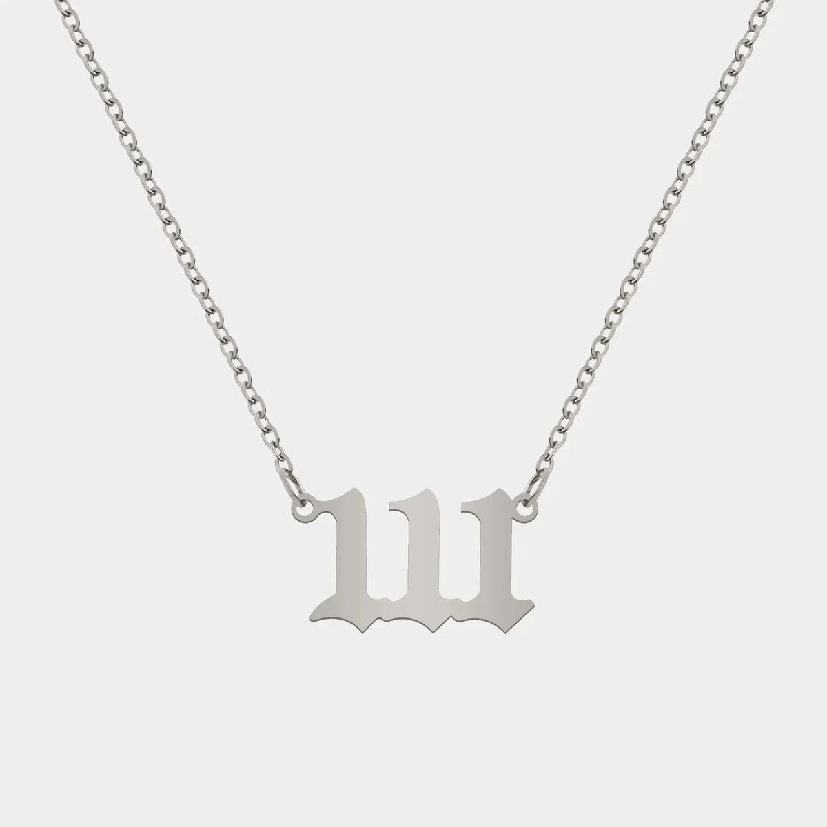 Angel Number Pendant Necklace