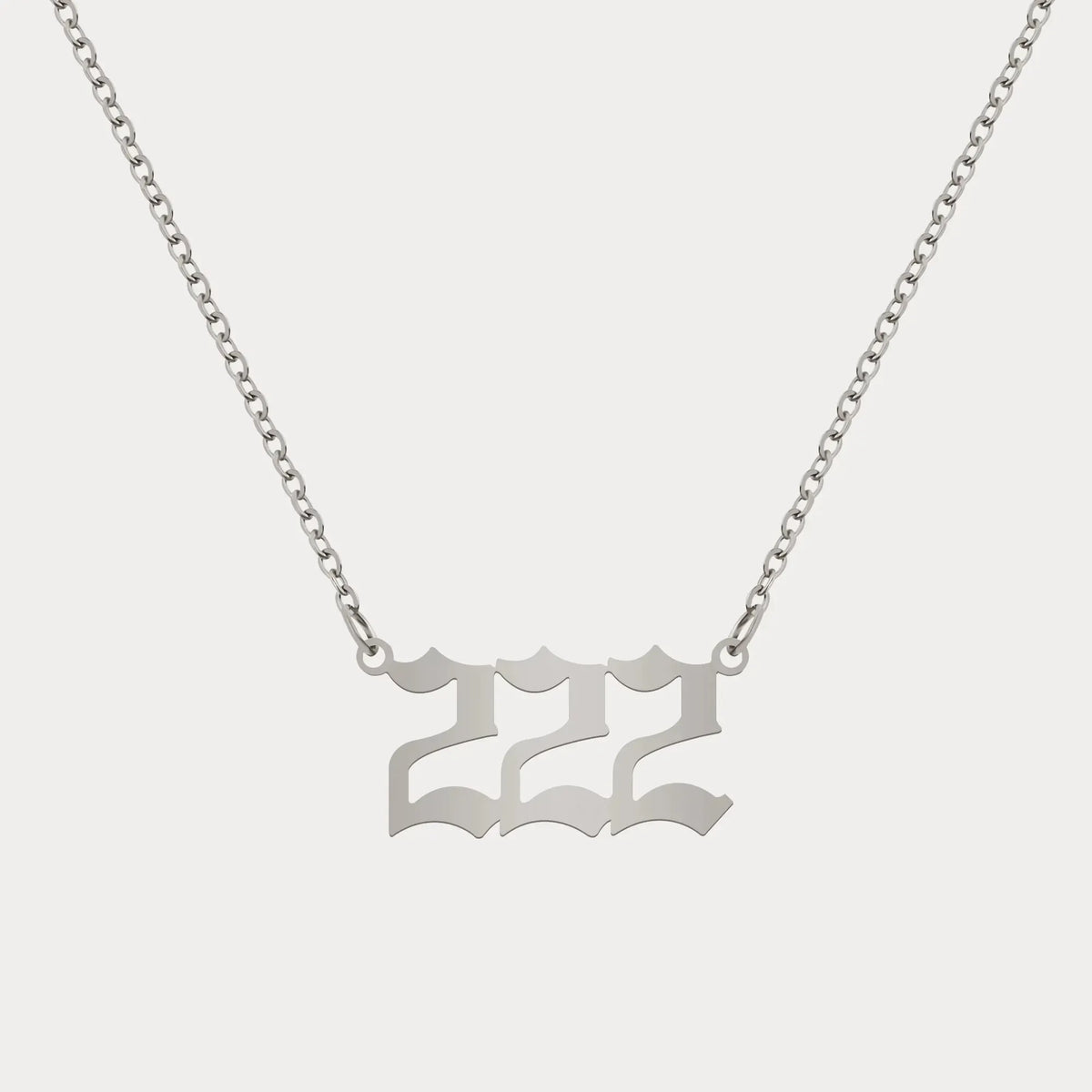 Angel Number Pendant Necklace