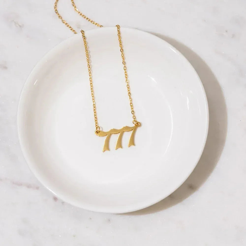 Angel Number Pendant Necklace