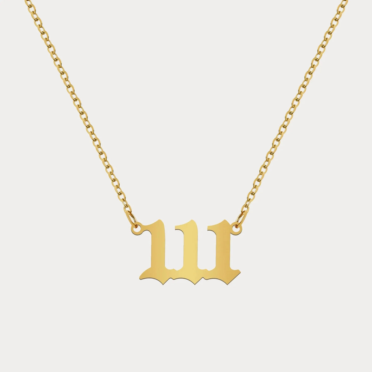 Angel Number Pendant Necklace