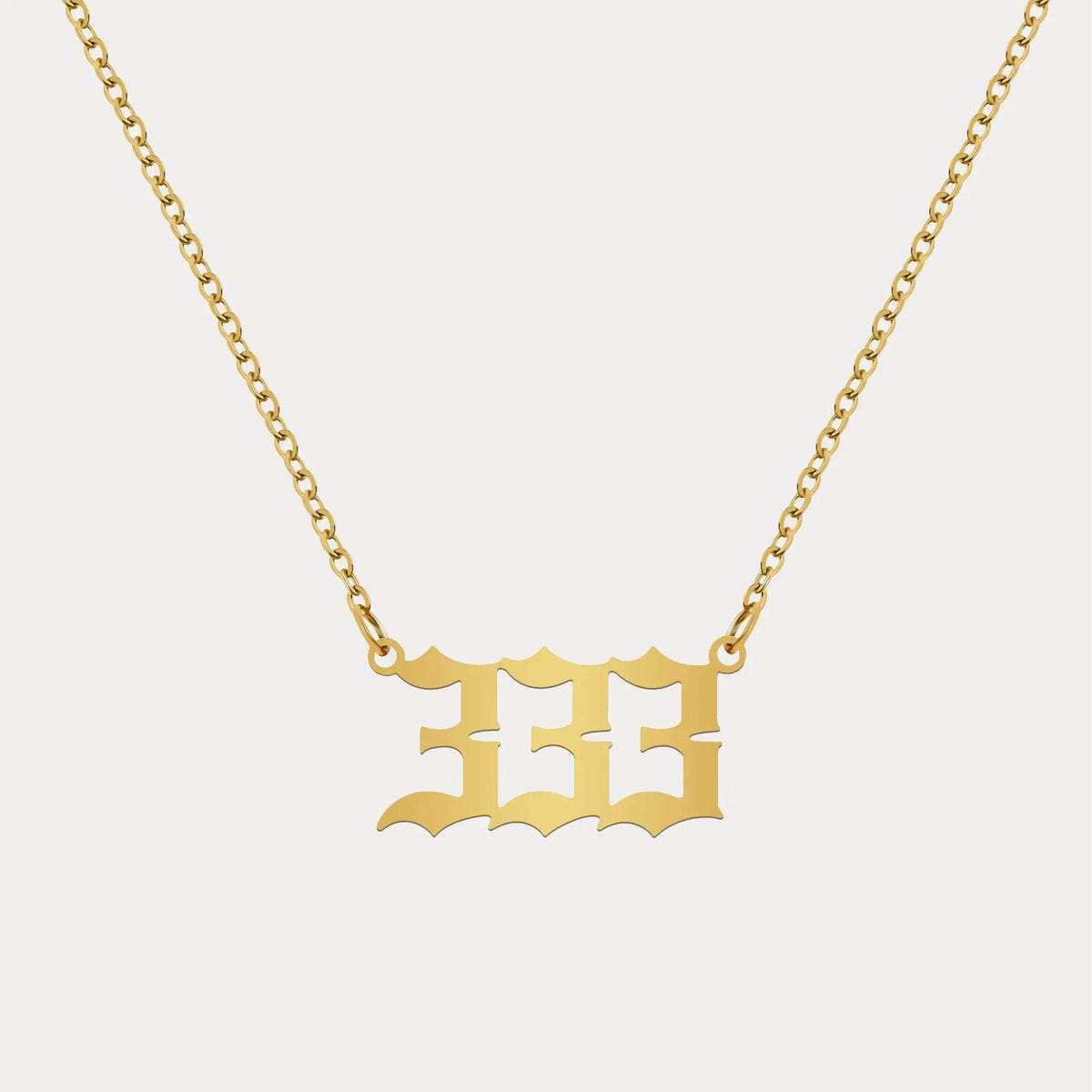 Angel Number Pendant Necklace