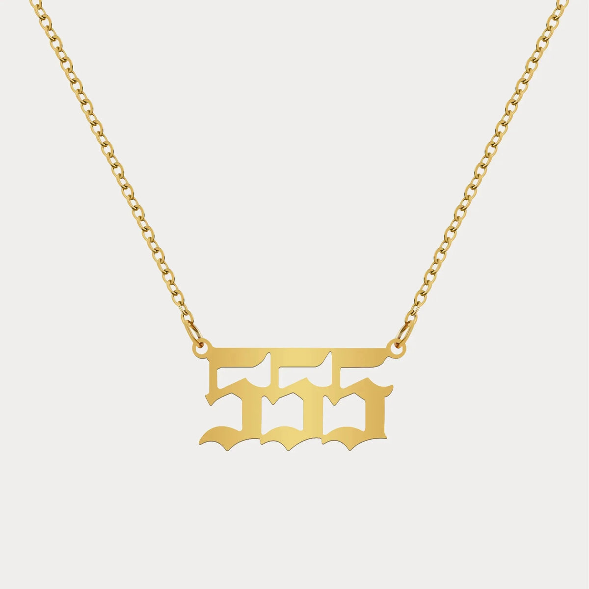 Angel Number Pendant Necklace