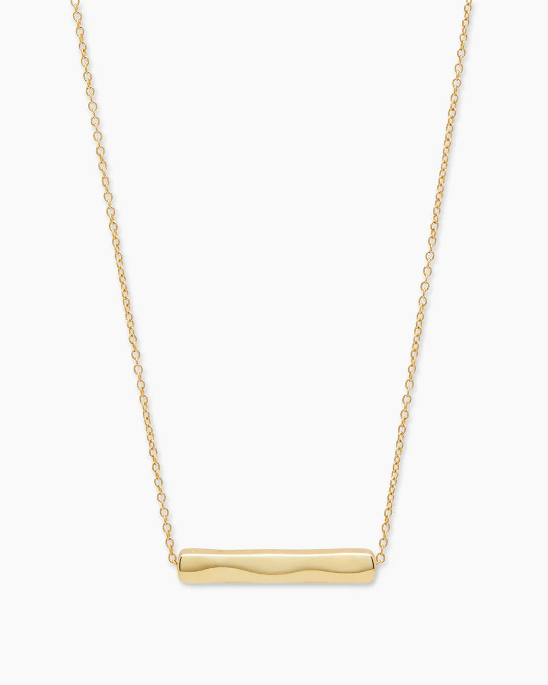 Bespoke Bar Adjustable Necklace in 18K Gold Plated