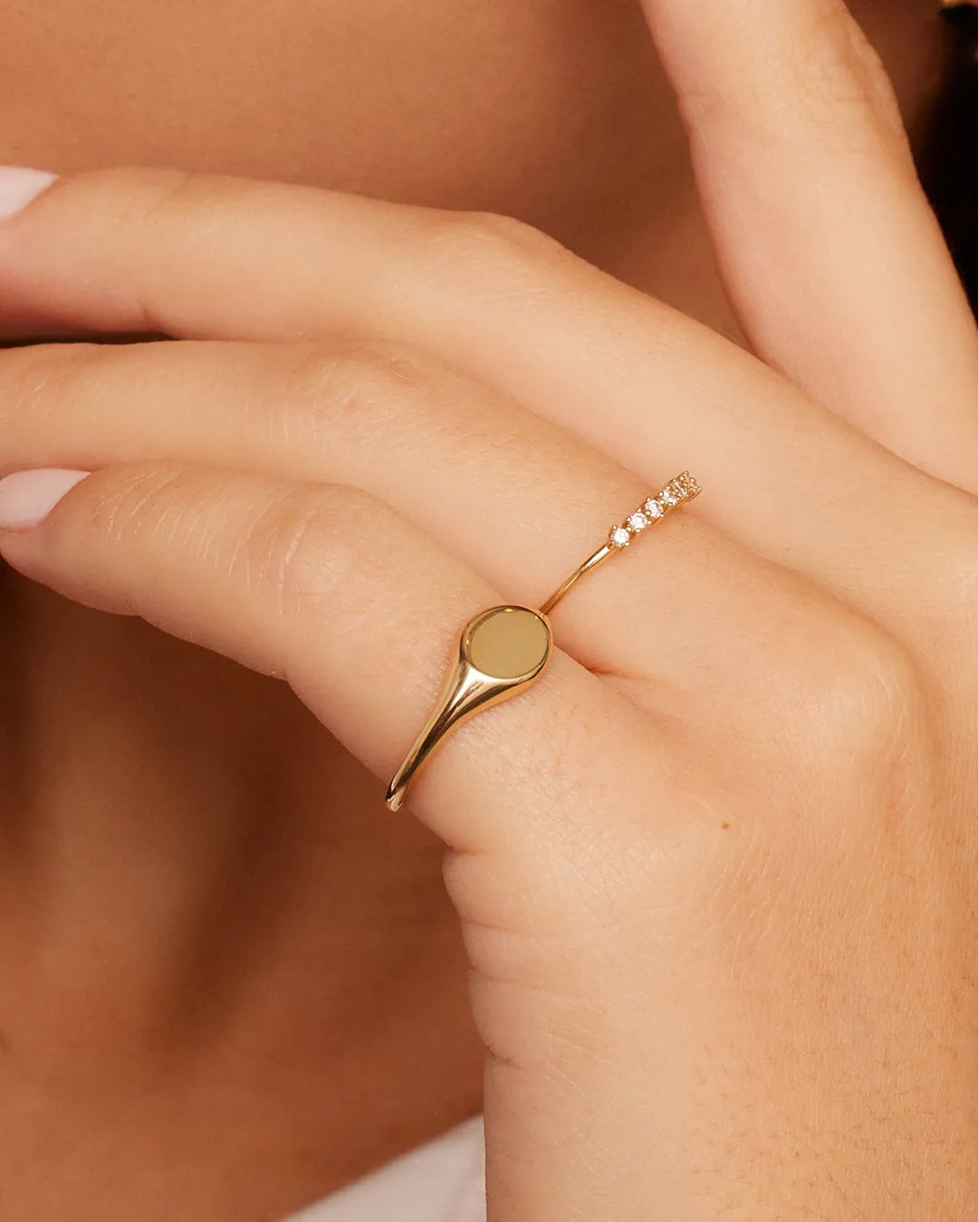 Bespoke Signet Ring in 14K Gold