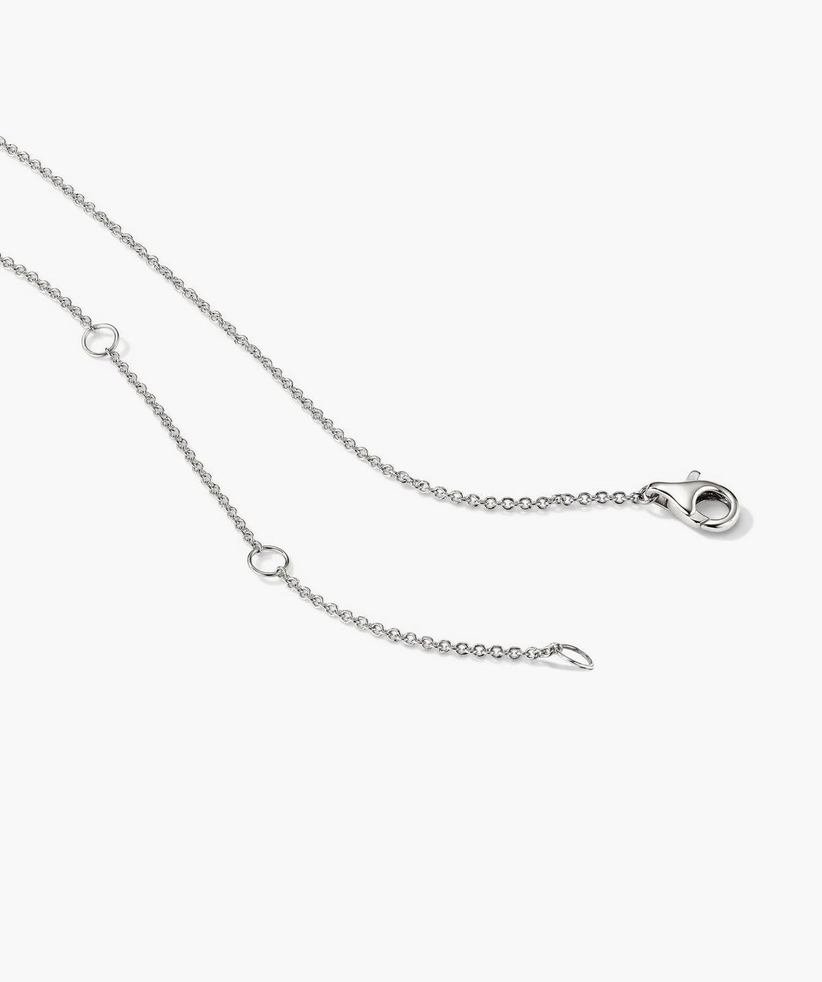 Bezel Set Diamond Necklace