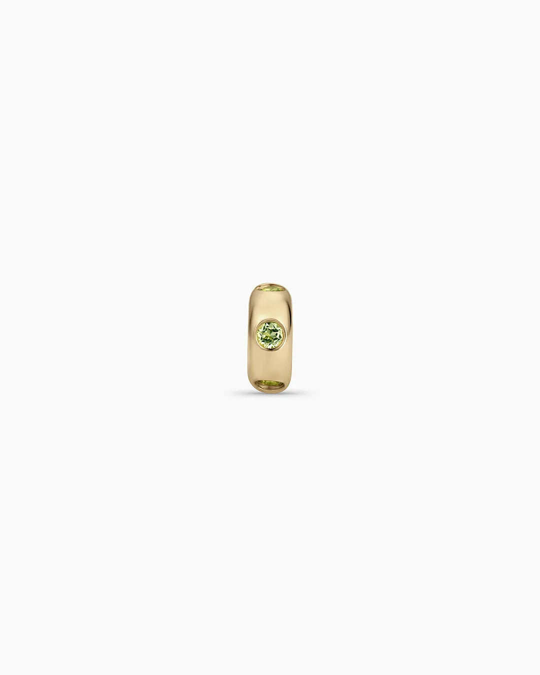 Birthstone Halo Charm in 14K Solid Gold