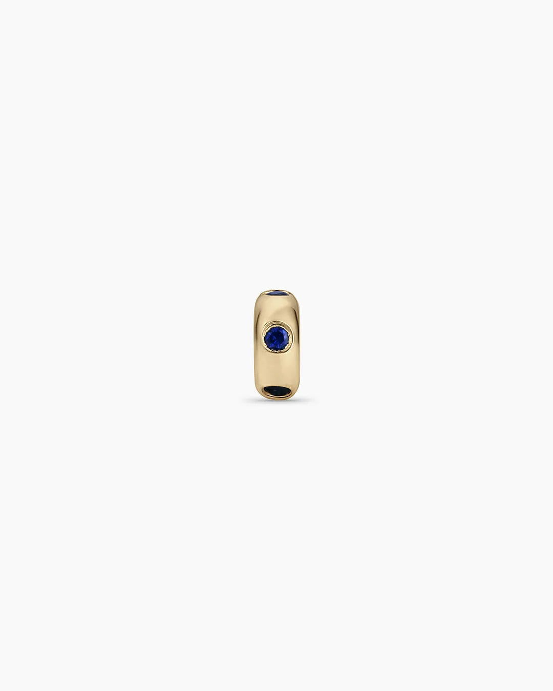 Birthstone Halo Charm in 14K Solid Gold