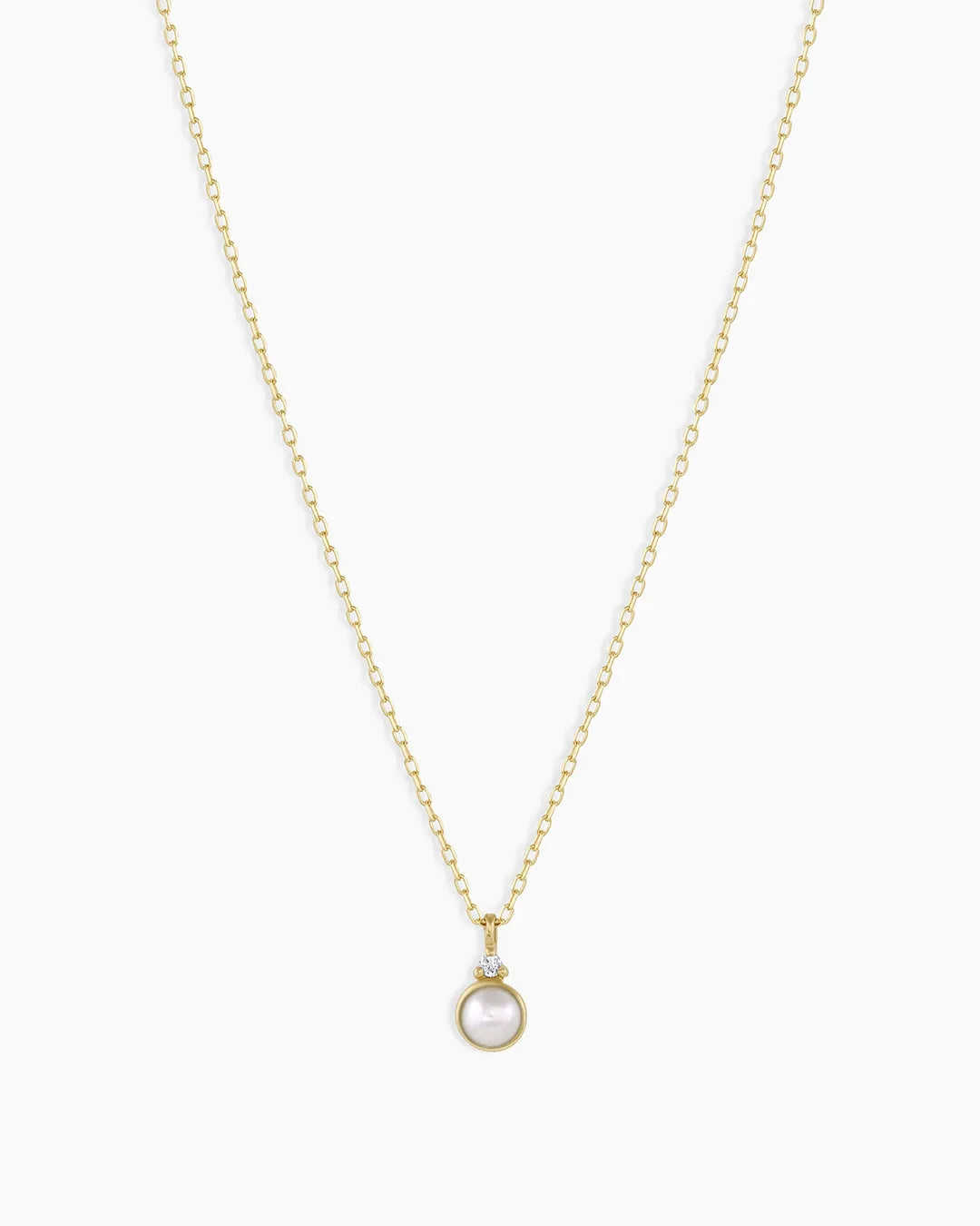 Birthstone Necklace in 14K Solid Gold