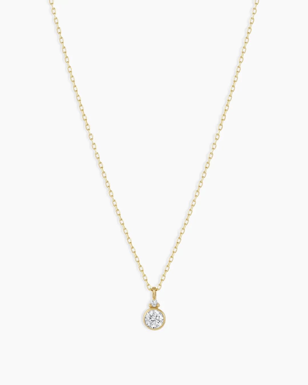 Birthstone Necklace in 14K Solid Gold