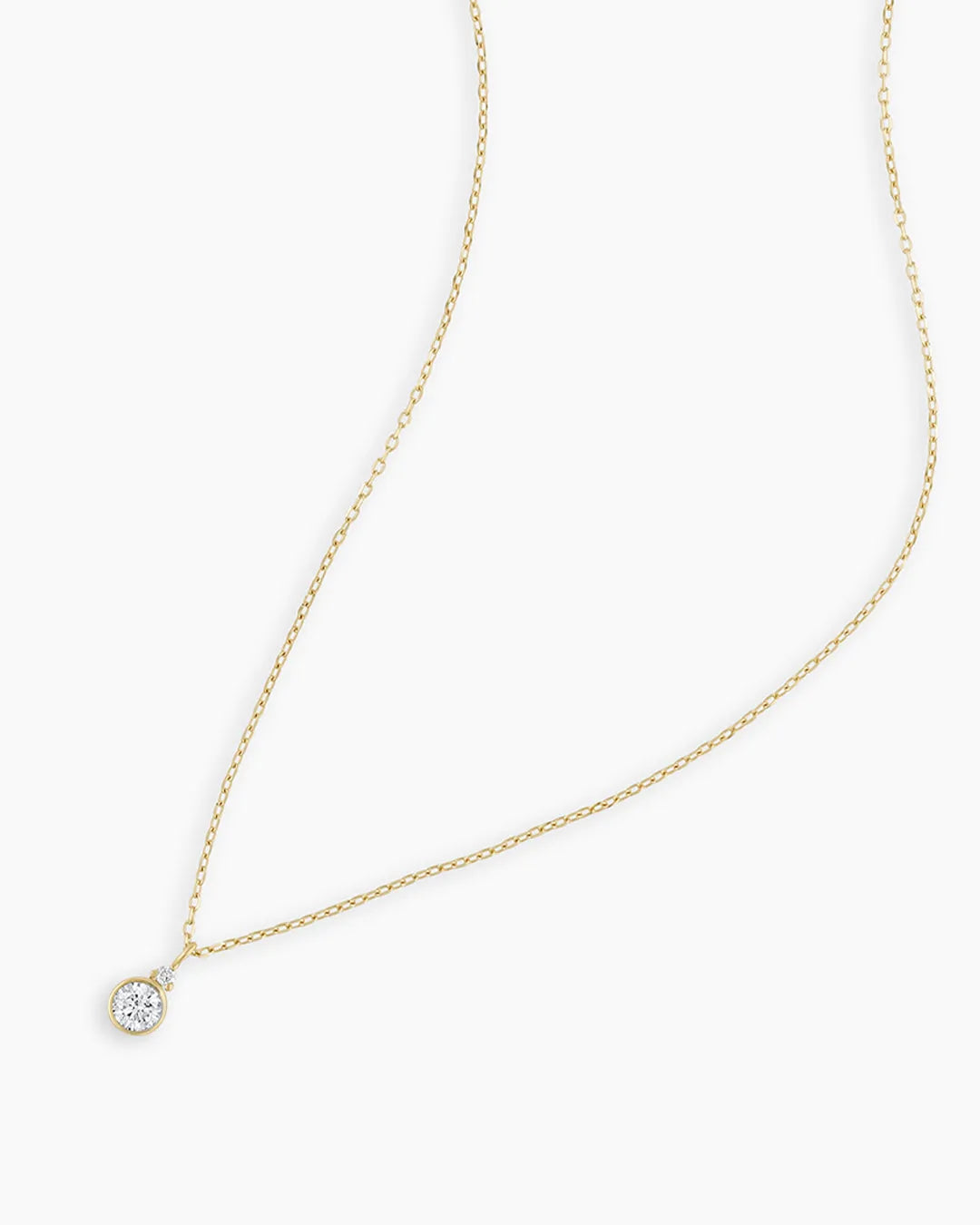 Birthstone Necklace in 14K Solid Gold