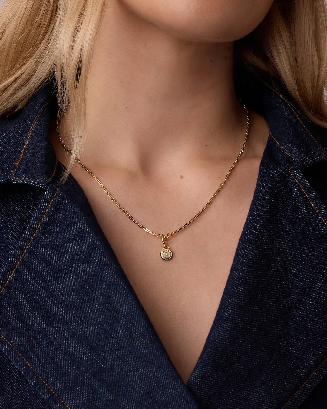 Birthstone Parker Charm in 18K Gold Plated