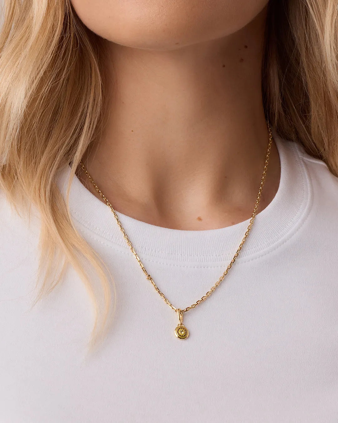 Birthstone Parker Charm in 18K Gold Plated