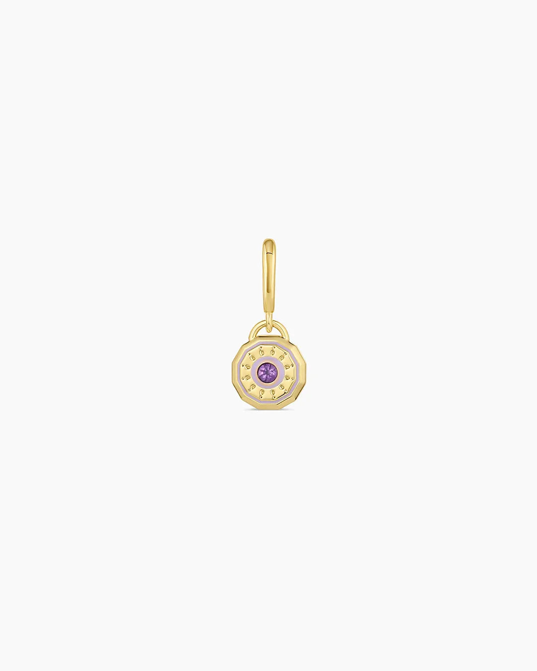 Birthstone Parker Charm in 18K Gold Plated