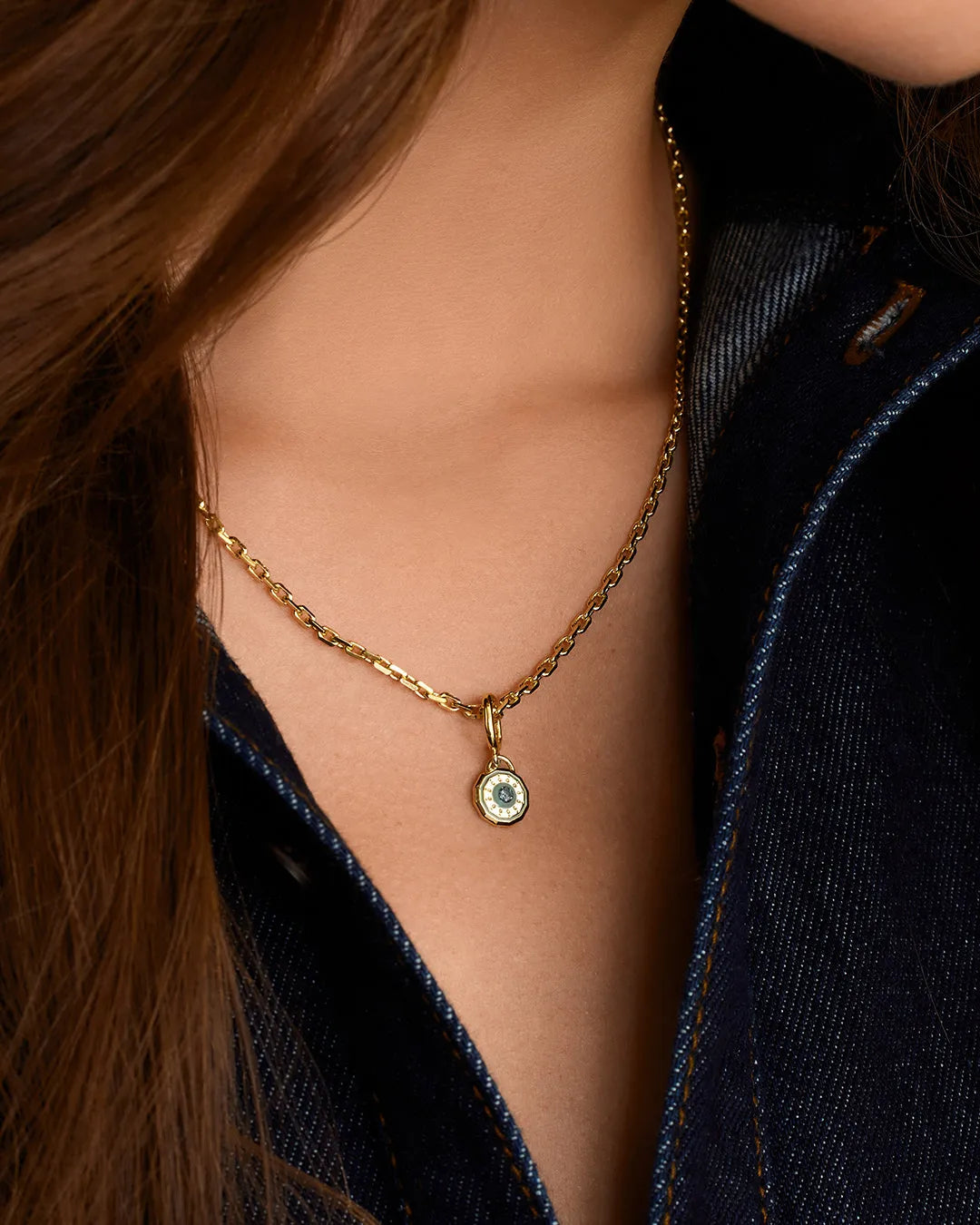 Birthstone Parker Charm in 18K Gold Plated